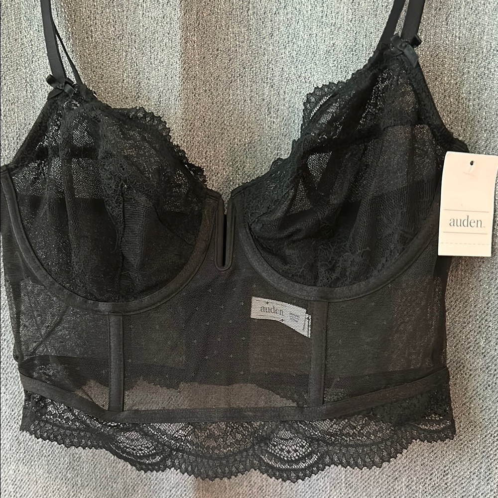 Auden Sheer bustier & panty set